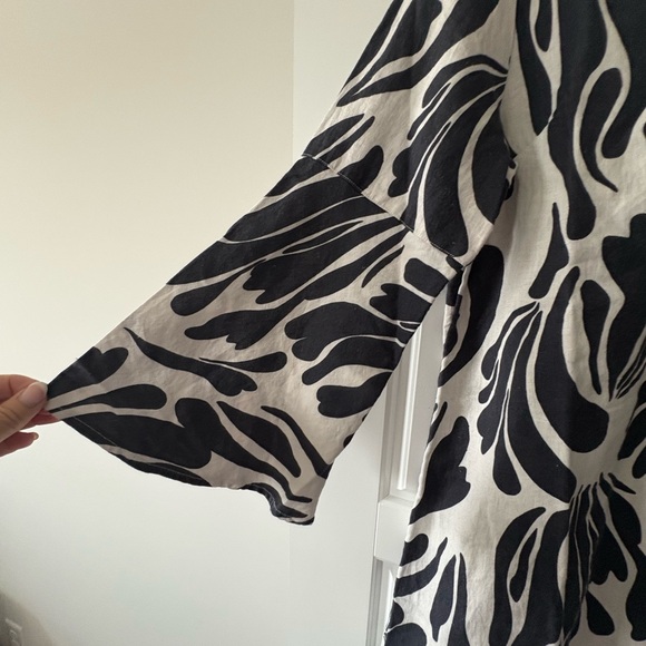 Soft Surroundings Seaweed Blue and White Milano Linen Dress. NWT - Picture 8 of 10